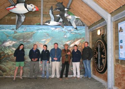 Lundy Information Centre - Mural